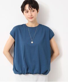 Dessin / デッサン カットソー | 【洗える・UV】ドローコード付きフレンチスリーブカットソー