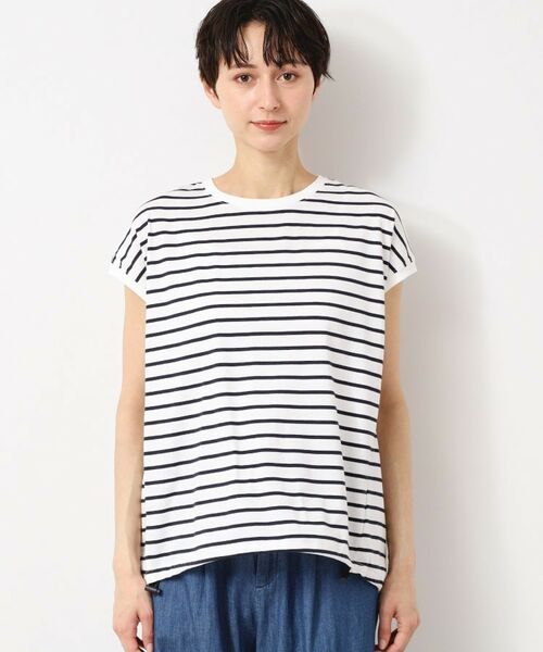 Dessin / デッサン カットソー | 【洗える・UV】ドローコード付きフレンチスリーブカットソー | 詳細17