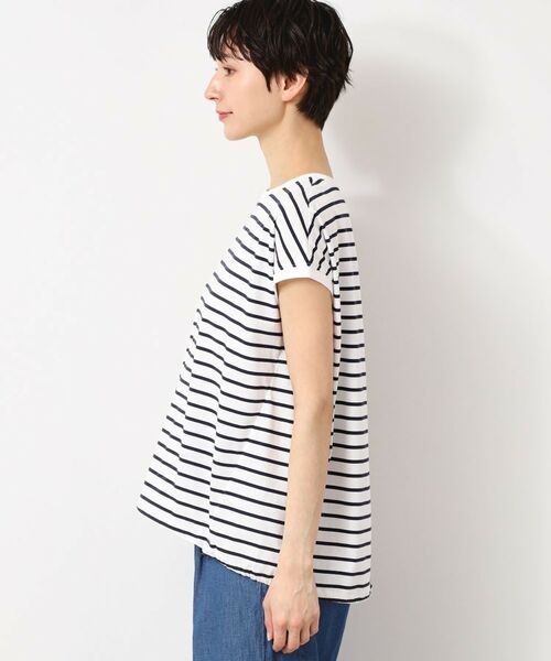 Dessin / デッサン カットソー | 【洗える・UV】ドローコード付きフレンチスリーブカットソー | 詳細18