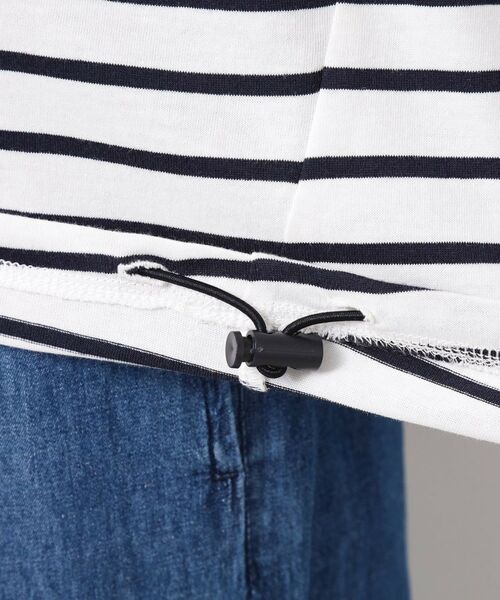 Dessin / デッサン カットソー | 【洗える・UV】ドローコード付きフレンチスリーブカットソー | 詳細23