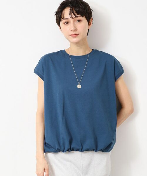 Dessin / デッサン カットソー | 【洗える・UV】ドローコード付きフレンチスリーブカットソー | 詳細9