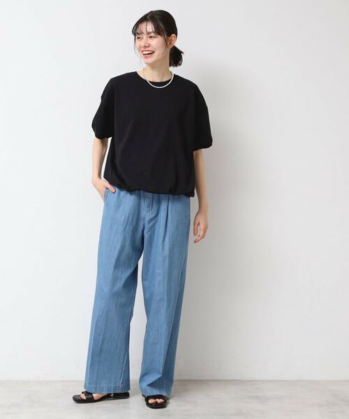 Dessin / デッサン カットソー | 【二の腕カバー/接触冷感/UV】ドローコードカットソー（XS～L） | 詳細13