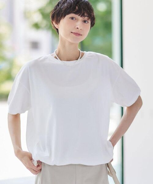 Dessin / デッサン カットソー | 【二の腕カバー/接触冷感/UV】ドローコードカットソー（XS～L） | 詳細5