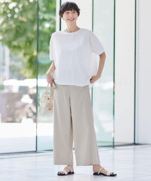 Dessin / デッサン カットソー | 【二の腕カバー/接触冷感/UV】ドローコードカットソー（XS～L） | 詳細8