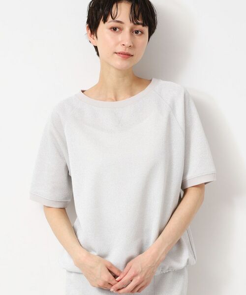 Dessin / デッサン スウェット | 【セットアップ可能・洗える】ラメ入り裏毛ジャージプルオーバー | 詳細1