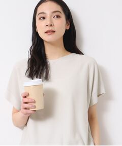 Dessin / デッサン ニット・セーター | 【洗える・4サイズ展開】後ろボタンニットプルオーバーフレンチスリーブ