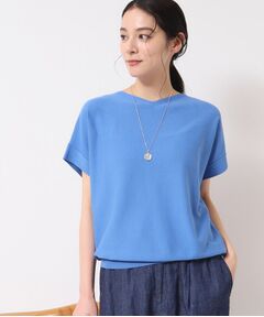 Dessin / デッサン ニット・セーター | 【洗える・4サイズ展開】後ろボタンニットプルオーバーフレンチスリーブ