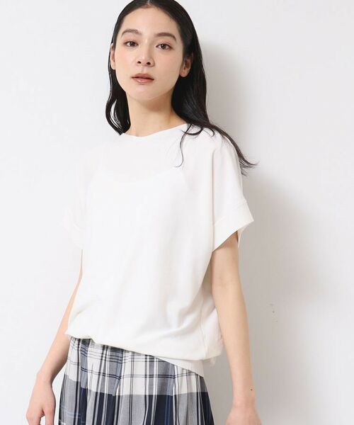 Dessin / デッサン ニット・セーター | 【洗える・4サイズ展開】後ろボタンニットプルオーバーフレンチスリーブ | 詳細1