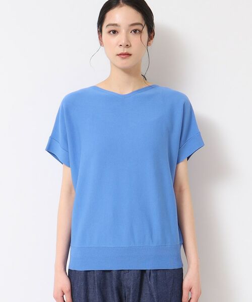 Dessin / デッサン ニット・セーター | 【洗える・4サイズ展開】後ろボタンニットプルオーバーフレンチスリーブ | 詳細17