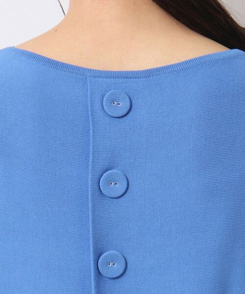 Dessin / デッサン ニット・セーター | 【洗える・4サイズ展開】後ろボタンニットプルオーバーフレンチスリーブ | 詳細21