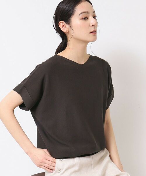 Dessin / デッサン ニット・セーター | 【洗える・4サイズ展開】後ろボタンニットプルオーバーフレンチスリーブ | 詳細6