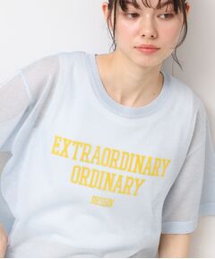 Dessin / デッサン ニット・セーター | 【洗える】シースルーロゴニット