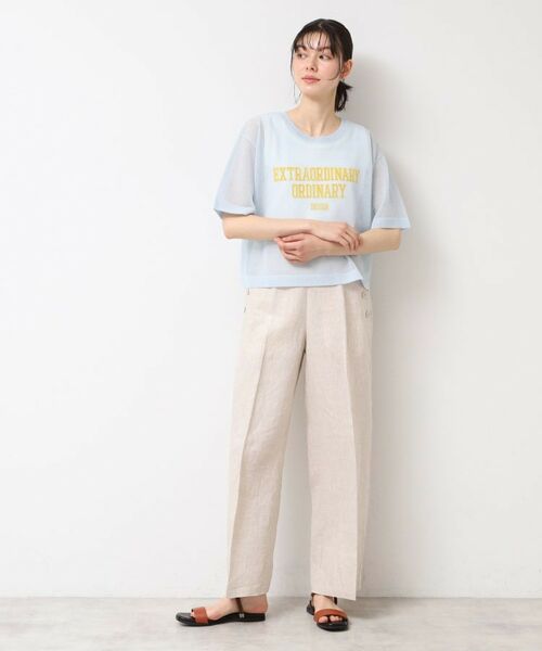 Dessin / デッサン ニット・セーター | 【洗える】シースルーロゴニット | 詳細11