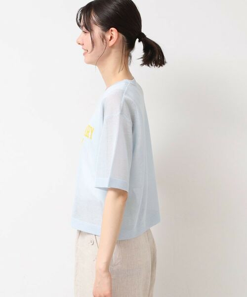 Dessin / デッサン ニット・セーター | 【洗える】シースルーロゴニット | 詳細14