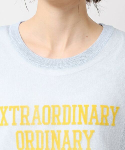 Dessin / デッサン ニット・セーター | 【洗える】シースルーロゴニット | 詳細16