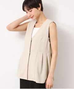 Dessin / デッサン ベスト | 【洗える】ソフトペプラムベスト