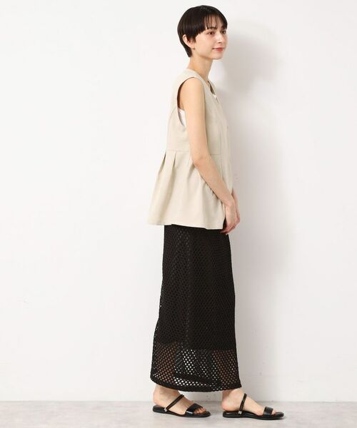 Dessin / デッサン ベスト | 【洗える】ソフトペプラムベスト | 詳細11
