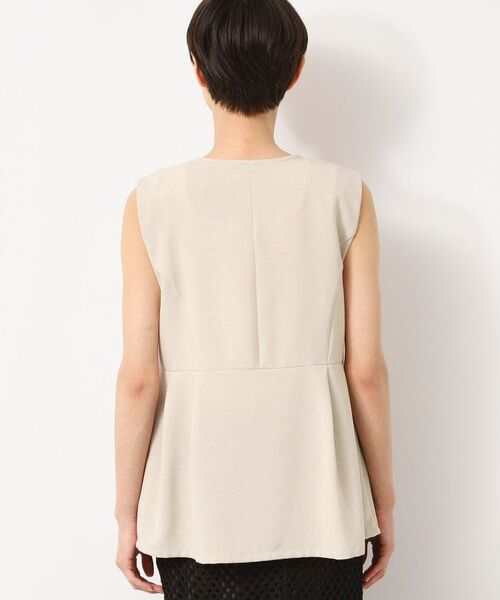 Dessin / デッサン ベスト | 【洗える】ソフトペプラムベスト | 詳細15