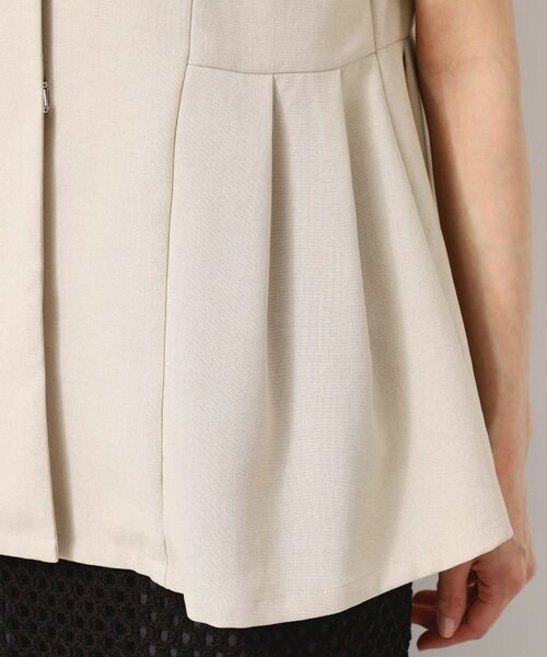 Dessin / デッサン ベスト | 【洗える】ソフトペプラムベスト | 詳細18