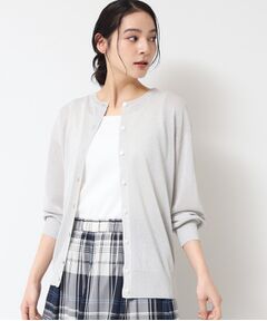 Dessin / デッサン カーディガン・ボレロ | 【洗える】クルーネックミドル丈ラメカーディガン（S～L）