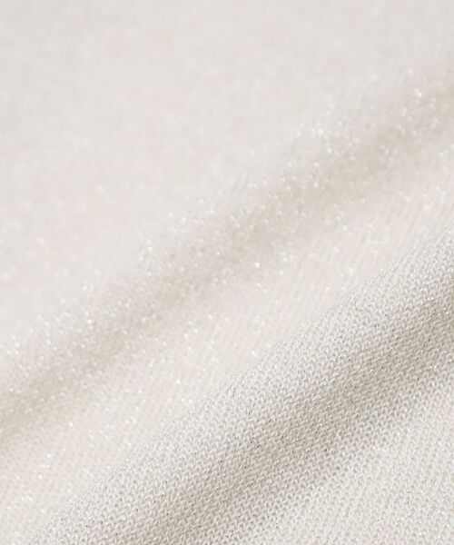 Dessin / デッサン カーディガン・ボレロ | 【洗える】クルーネックミドル丈ラメカーディガン（S～L） | 詳細4