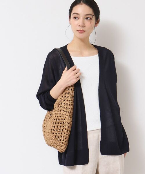 Dessin / デッサン カーディガン・ボレロ | 【洗える】ミドル丈シアーカーディガン(S~L) | 詳細10