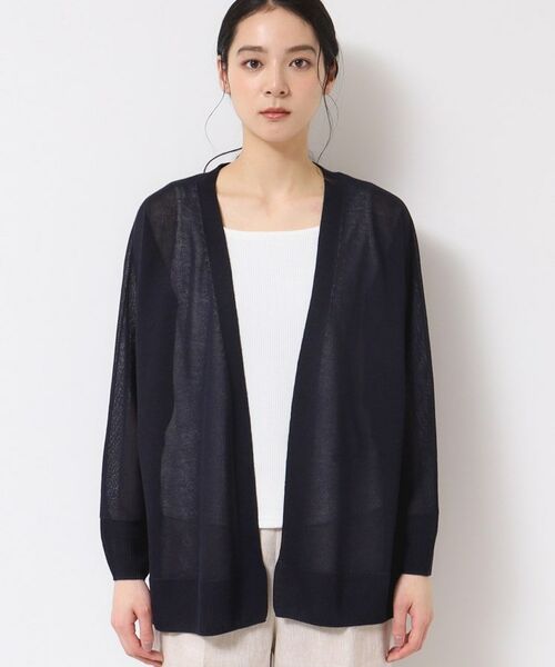 Dessin / デッサン カーディガン・ボレロ | 【洗える】ミドル丈シアーカーディガン(S~L) | 詳細13