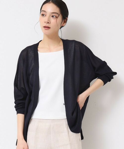 Dessin / デッサン カーディガン・ボレロ | 【洗える】ミドル丈シアーカーディガン(S~L) | 詳細9