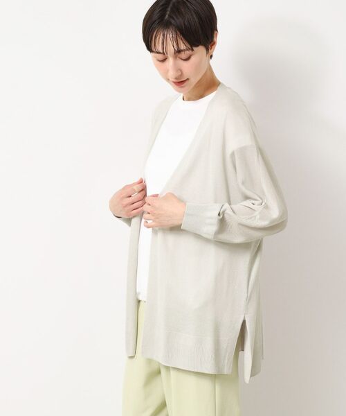 Dessin / デッサン カーディガン・ボレロ | 【接触冷感・洗える】ドルマンスリーブひんやりカーディガン(S~L) | 詳細14