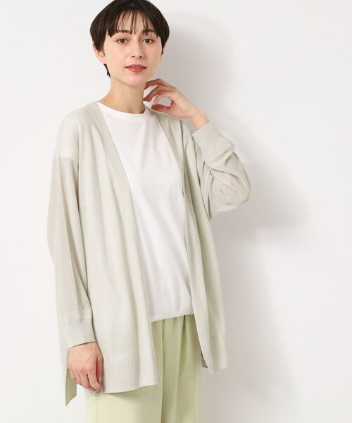 Dessin / デッサン カーディガン・ボレロ | 【接触冷感・洗える】ドルマンスリーブひんやりカーディガン(S~L) | 詳細15