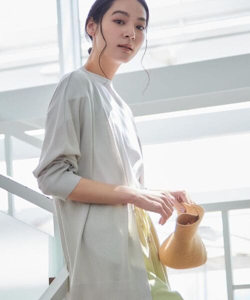 Dessin / デッサン カーディガン・ボレロ | 【接触冷感・洗える】ドルマンスリーブひんやりカーディガン(S~L) | 詳細18