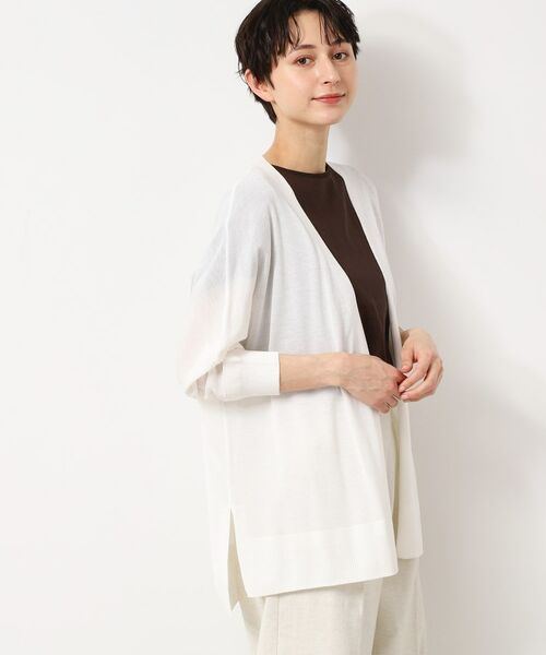 Dessin / デッサン カーディガン・ボレロ | 【接触冷感・洗える】ドルマンスリーブひんやりカーディガン(S~L) | 詳細2