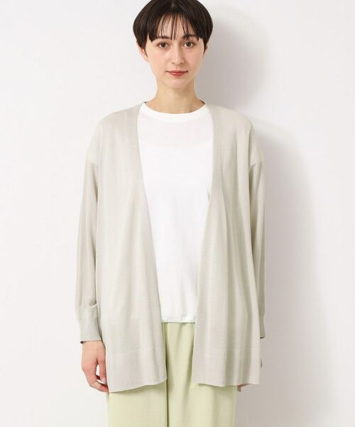 Dessin / デッサン カーディガン・ボレロ | 【接触冷感・洗える】ドルマンスリーブひんやりカーディガン(S~L) | 詳細20