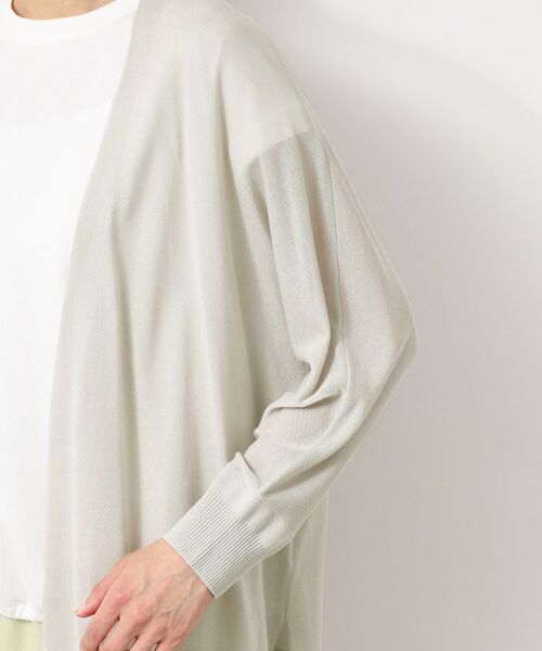 Dessin / デッサン カーディガン・ボレロ | 【接触冷感・洗える】ドルマンスリーブひんやりカーディガン(S~L) | 詳細24