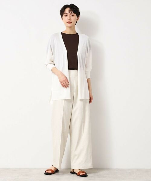 Dessin / デッサン カーディガン・ボレロ | 【接触冷感・洗える】ドルマンスリーブひんやりカーディガン(S~L) | 詳細3
