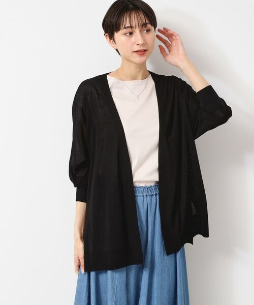Dessin / デッサン カーディガン・ボレロ | 【接触冷感・洗える】ドルマンスリーブひんやりカーディガン(S~L) | 詳細6
