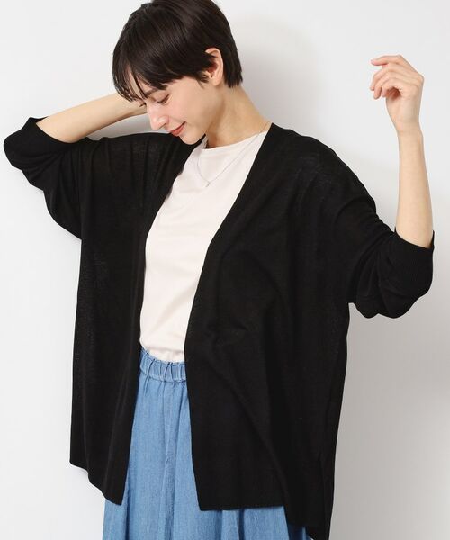 Dessin / デッサン カーディガン・ボレロ | 【接触冷感・洗える】ドルマンスリーブひんやりカーディガン(S~L) | 詳細7