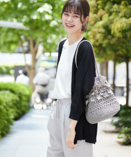 Dessin / デッサン カーディガン・ボレロ | 【接触冷感・洗える】ドルマンスリーブひんやりカーディガン(S~L) | 詳細9