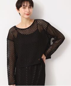Dessin / デッサン カーディガン・ボレロ | 【2WAY・セットアップ可能・洗える】メッシュレース