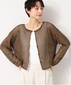 Dessin / デッサン カーディガン・ボレロ | 【2WAY・セットアップ可能・洗える】メッシュレース