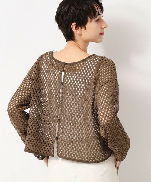 Dessin / デッサン カーディガン・ボレロ | 【2WAY・セットアップ可能・洗える】メッシュレース | 詳細11