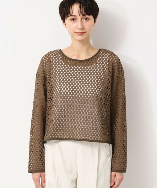 Dessin / デッサン カーディガン・ボレロ | 【2WAY・セットアップ可能・洗える】メッシュレース | 詳細15