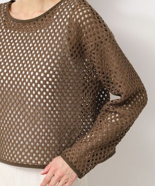 Dessin / デッサン カーディガン・ボレロ | 【2WAY・セットアップ可能・洗える】メッシュレース | 詳細19