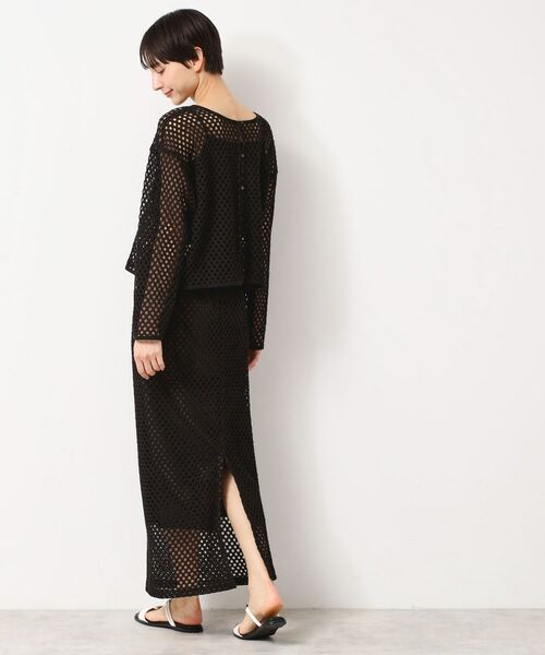 Dessin / デッサン カーディガン・ボレロ | 【2WAY・セットアップ可能・洗える】メッシュレース | 詳細4