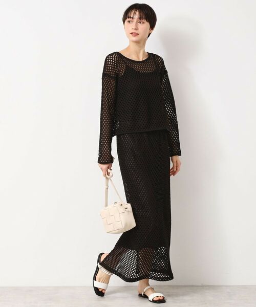 Dessin / デッサン カーディガン・ボレロ | 【2WAY・セットアップ可能・洗える】メッシュレース | 詳細5