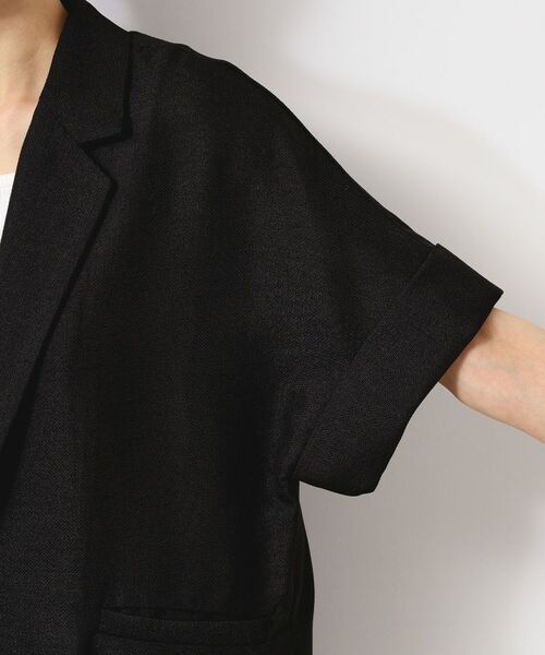 Dessin / デッサン テーラードジャケット | 【洗える】麻調ポリジャケット | 詳細13