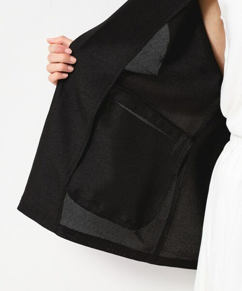 Dessin / デッサン テーラードジャケット | 【洗える】麻調ポリジャケット | 詳細15