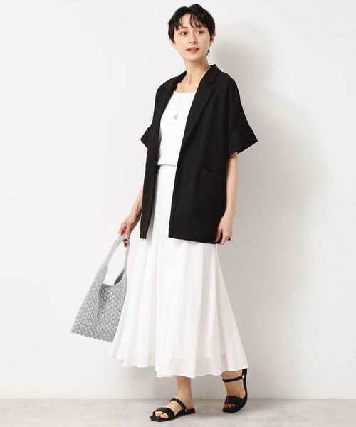 Dessin / デッサン テーラードジャケット | 【洗える】麻調ポリジャケット | 詳細7