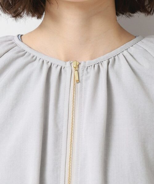 Dessin / デッサン レザーブルゾン・ジャケット | 【洗える】ドローコード付きバルーン袖ブルゾン | 詳細15