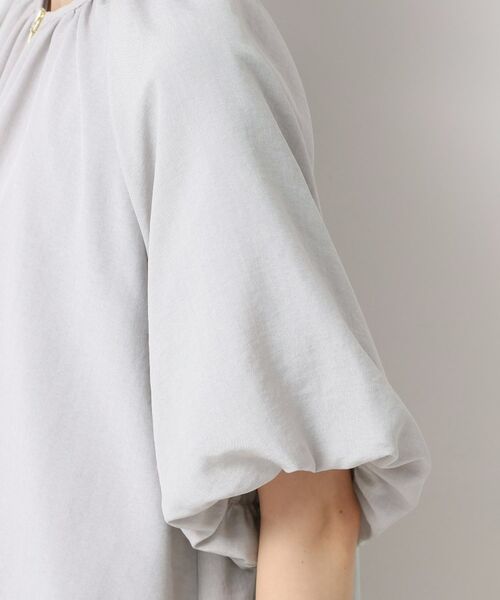 Dessin / デッサン レザーブルゾン・ジャケット | 【洗える】ドローコード付きバルーン袖ブルゾン | 詳細16